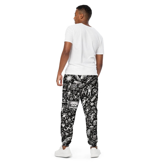 Unisex B&W track pants - SuperPros