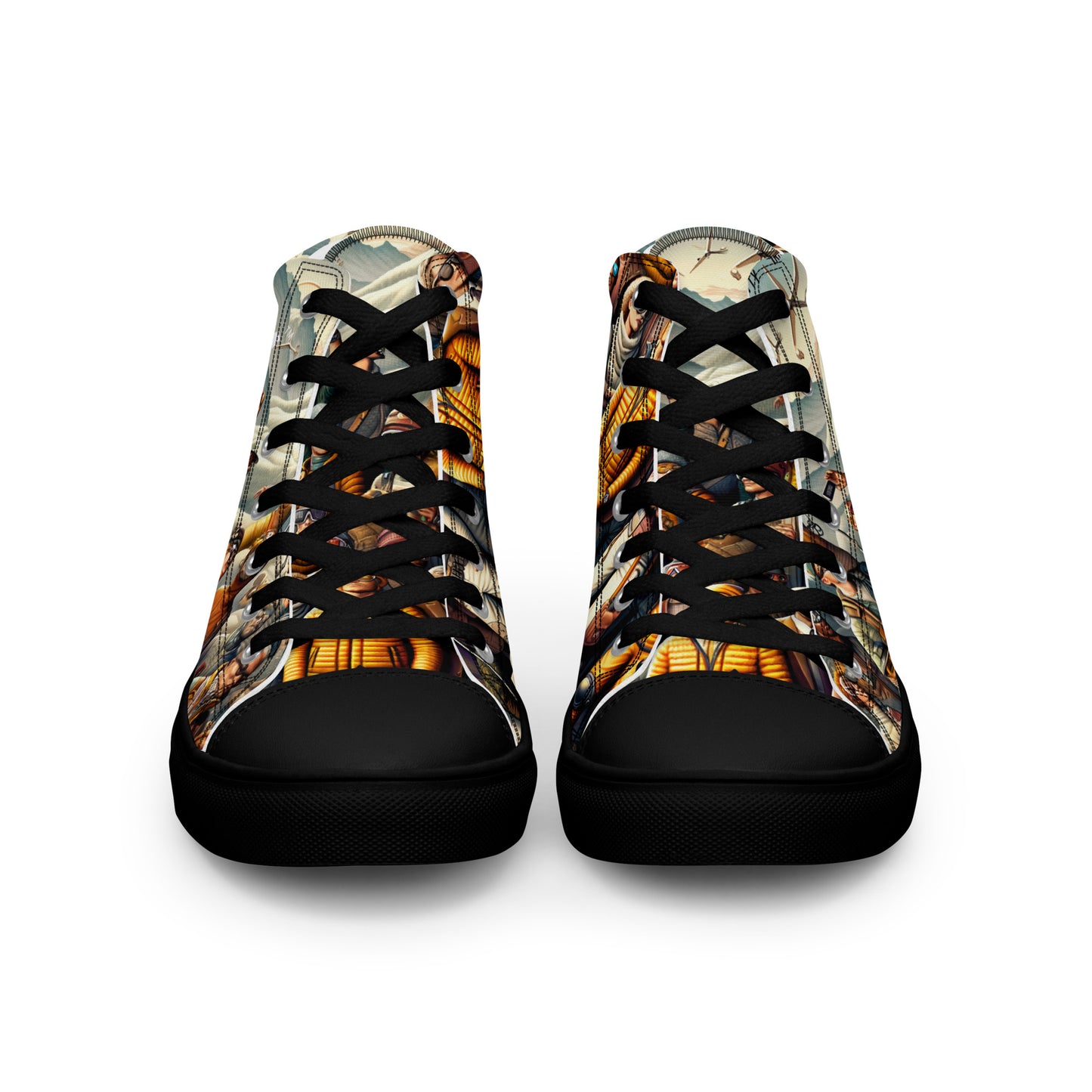 High-Top-Leinwandschuhe für Herren