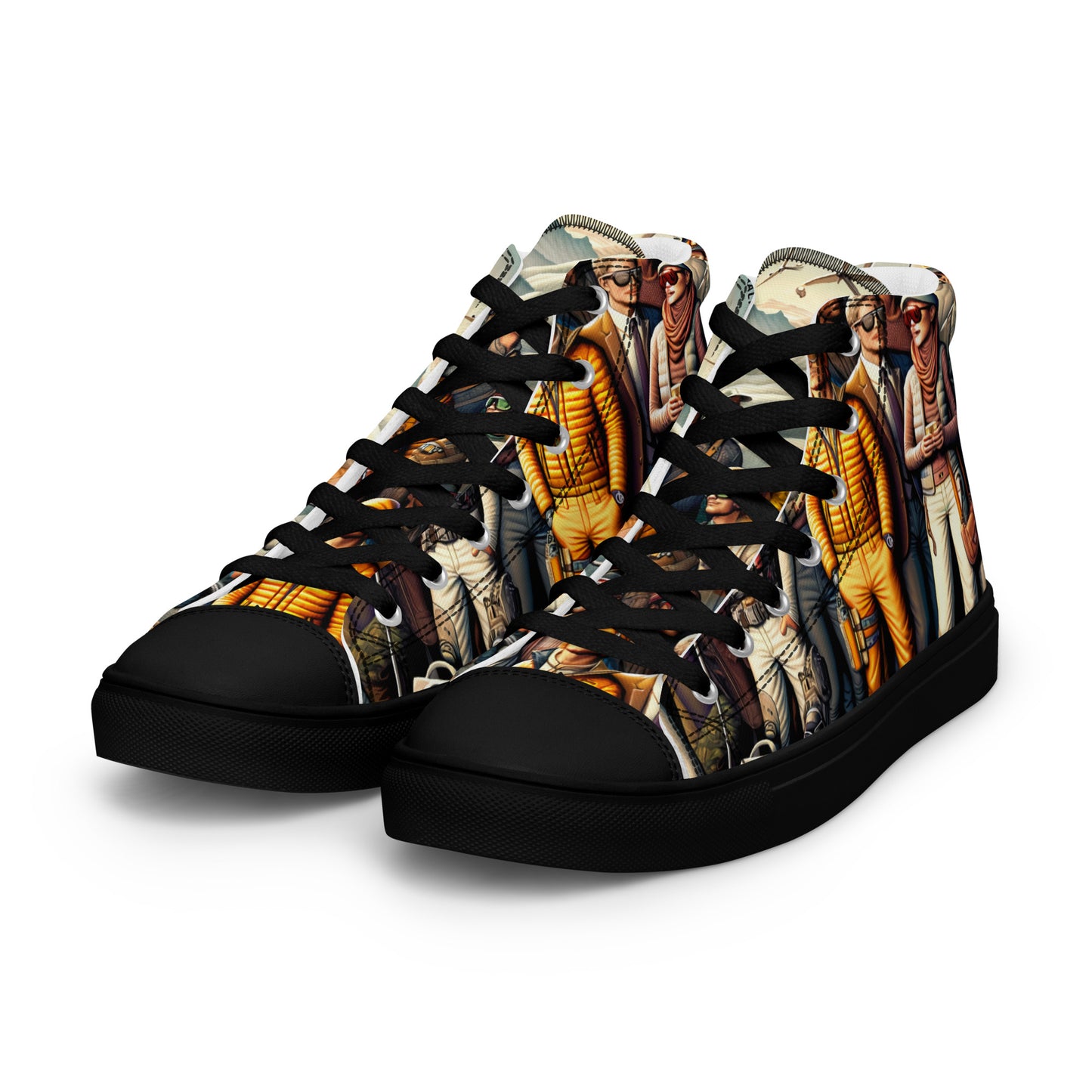 High-Top-Leinwandschuhe für Herren