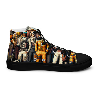 High-Top-Leinwandschuhe für Herren
