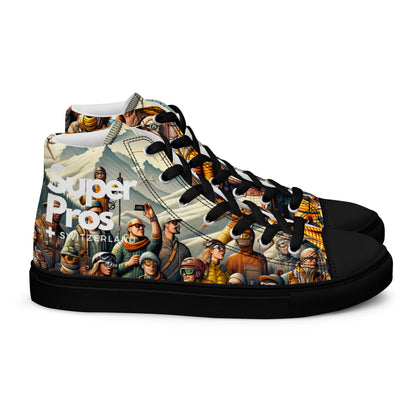 High-Top-Leinwandschuhe für Herren