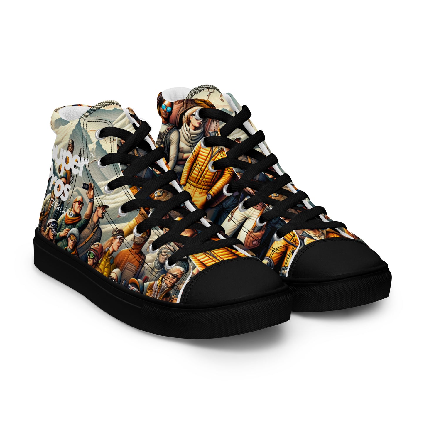 High-Top-Leinwandschuhe für Herren