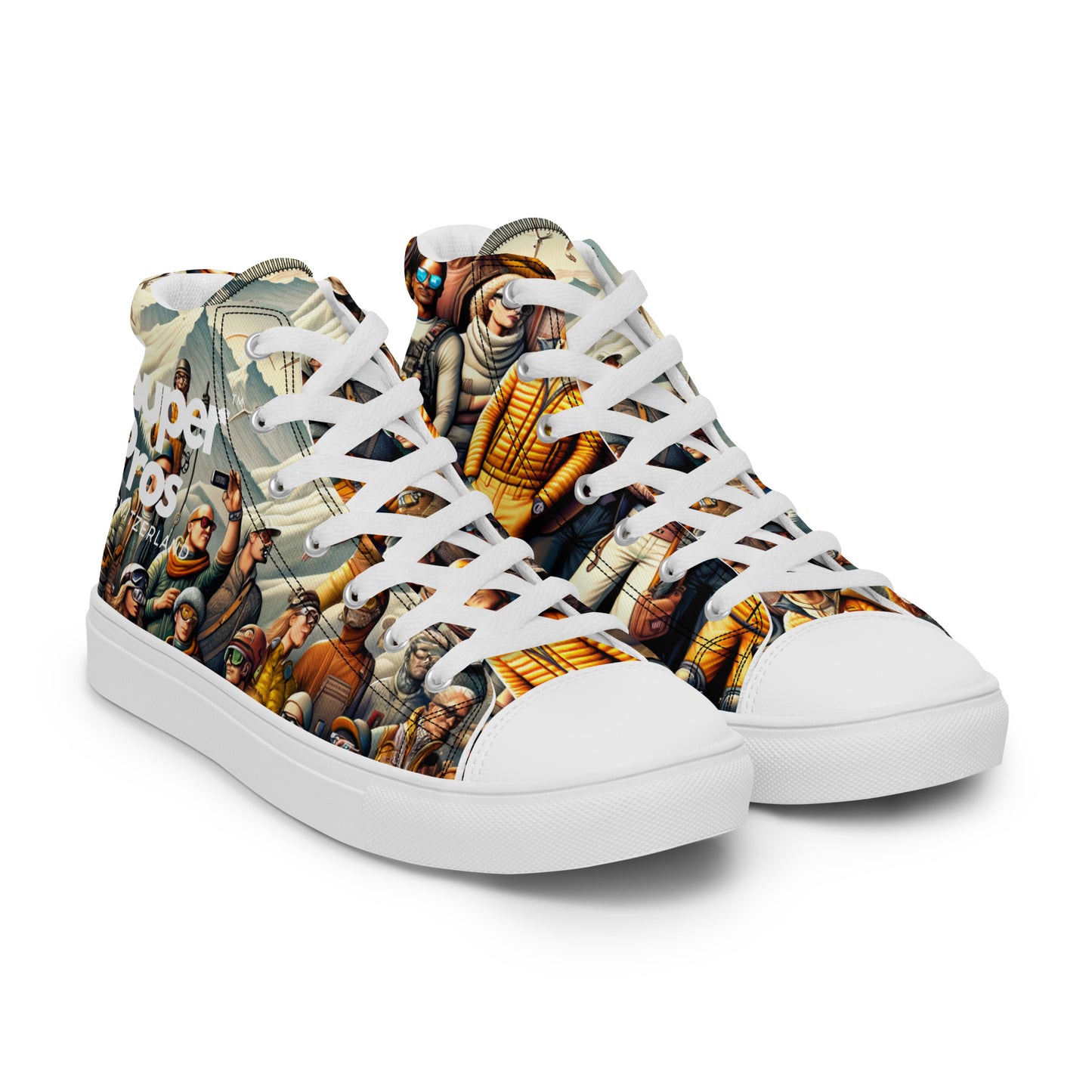 High-Top-Leinwandschuhe für Herren