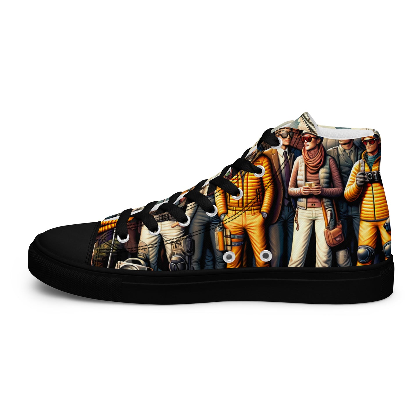 High-Top-Leinwandschuhe für Herren