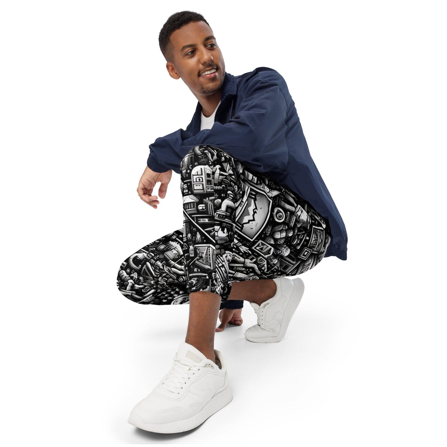 Unisex B&W track pants - SuperPros